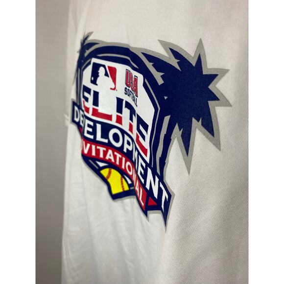 Nike Dri-Fit White Short Sleeve Tee Large  Elite Development Series New with Tag - Picture 5 of 6